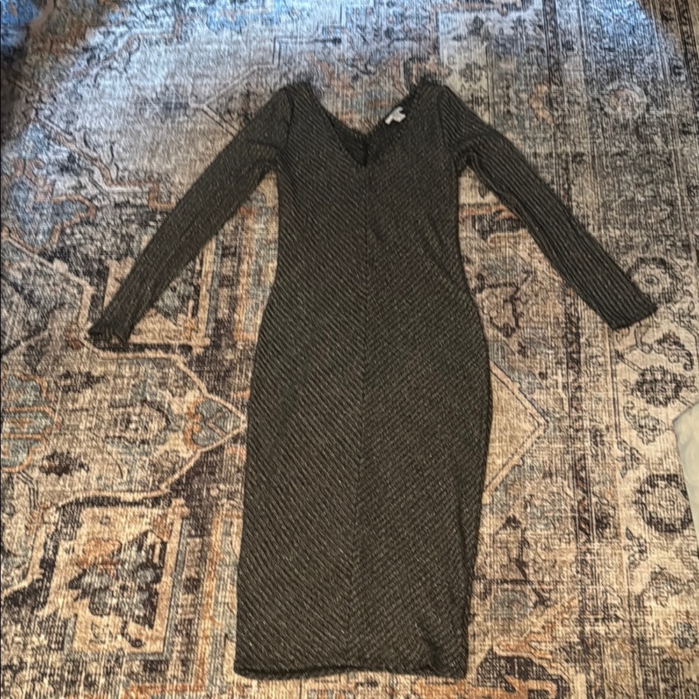 Bar III Silver Knit Dress